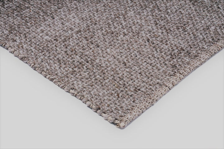 Basket Stone Flat Woven Wool Rug