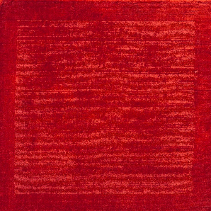 Crimson Bloom Red 100% New Zealand wool Rug