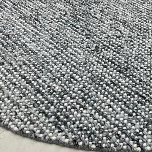 Pebbles Slate Grey Hand-Woven wool  Colour Rug