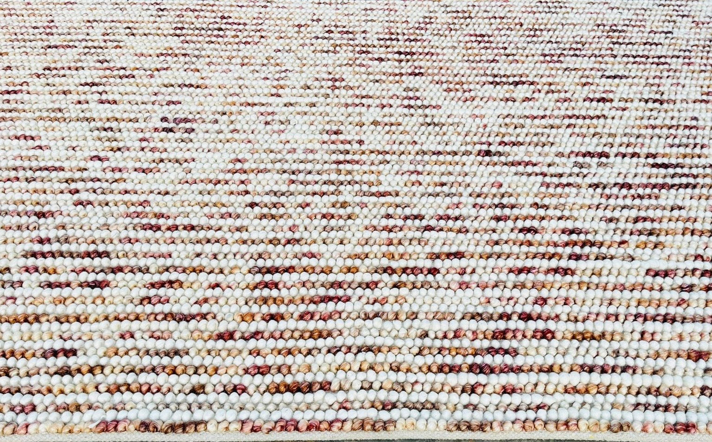 Pebbles Blush Hand Woven Wool Rug