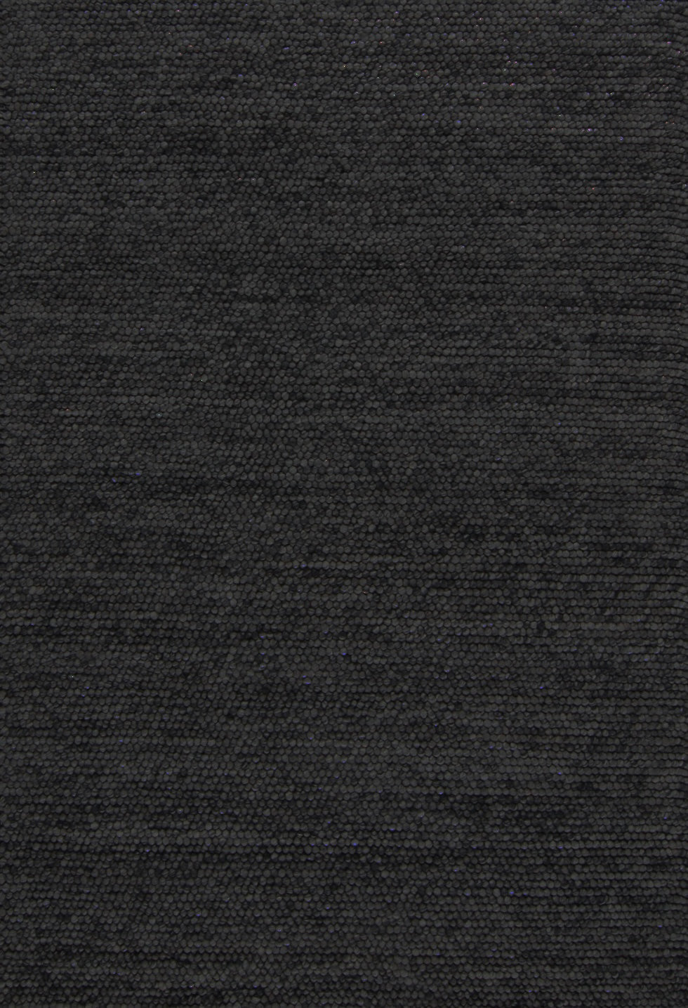 Pebbles Black Wool Hand Woven Rug