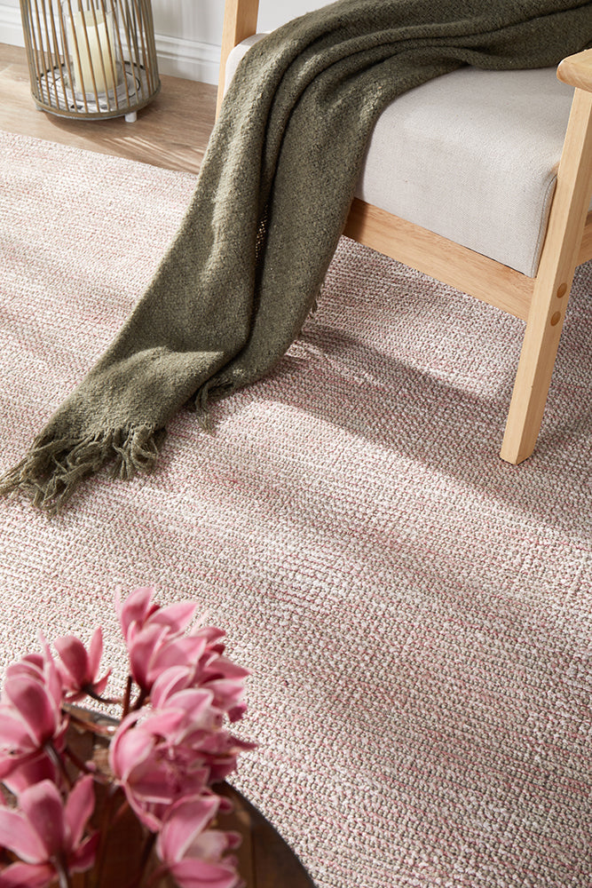 Allure Rose Cotton Rayon Rug