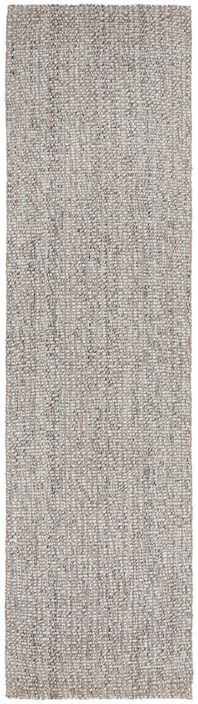 Arabella Grey  70% Wool 30% Jute Floor Rug