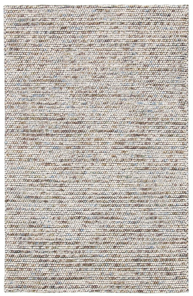 Pebbles Hand Woven Wool Ivory Multi color Rug