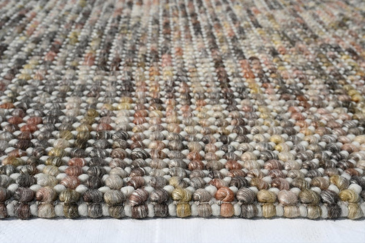 Cherry Spice Hand Woven Multi Wool Rug