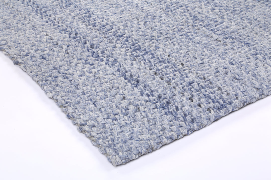 Harlow Chignon Blue Wool Blend Rug