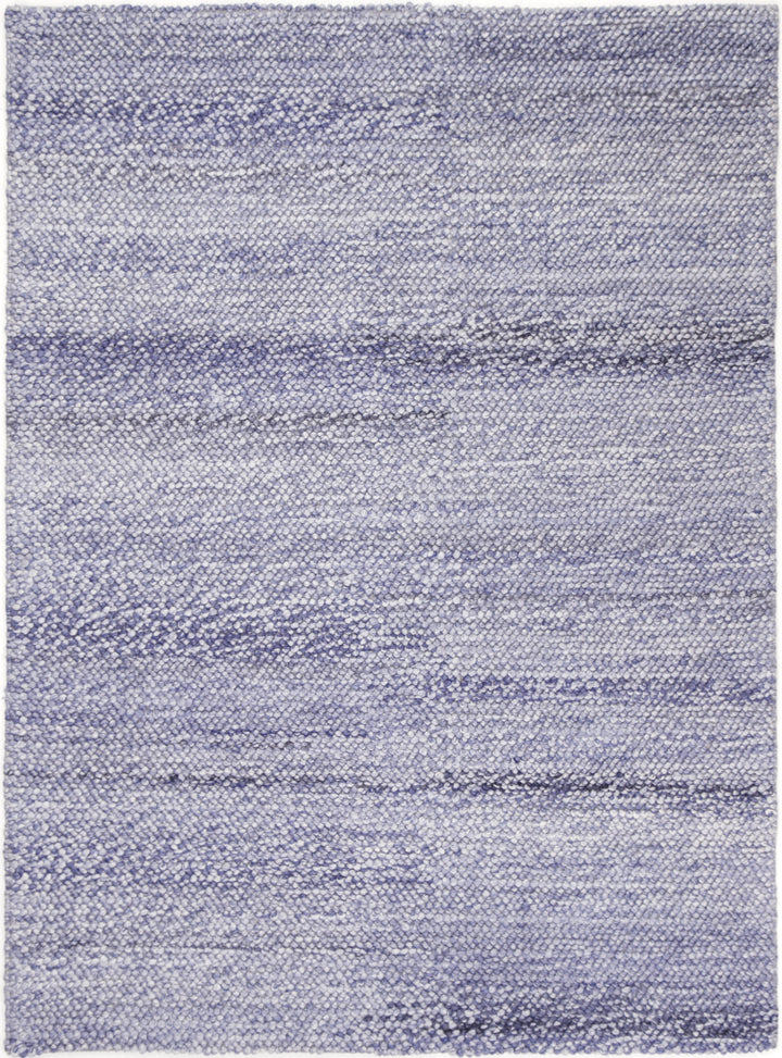 Harlow Loopy Blue Wool Blend Rug