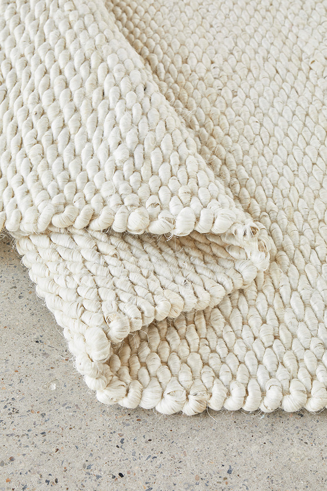 Hive White Rug