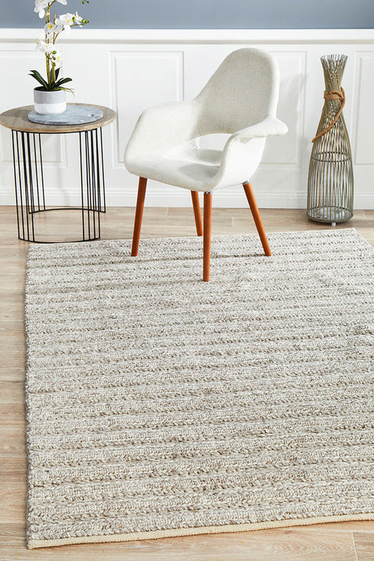 Harvest 801 Natural Textured Hand Woven Rug