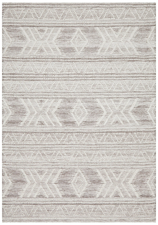 Esha Woven Tribal Rug Natural