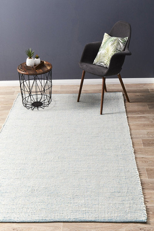 Loft Stunning Wool Turquoise Rug