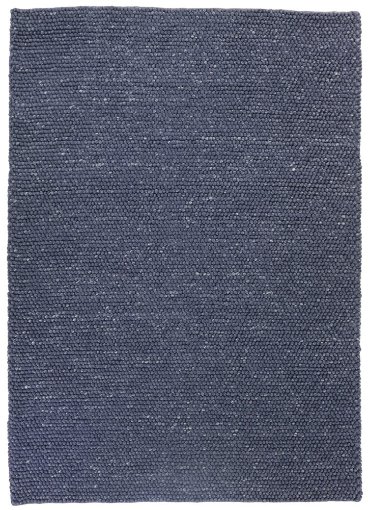 Nirvana Navy Hand Woven Wool Rug