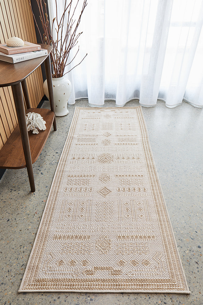 Patio Ziggy Natural Runner Rug