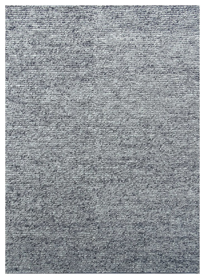 Pebbles Flint Hand Woven Wool and Cotton Blend Rug