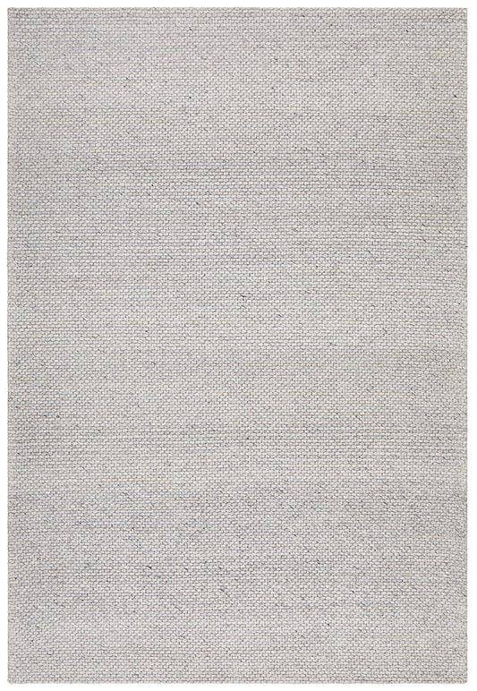 Studio Oskar Felted Wool Striped Rug Grey