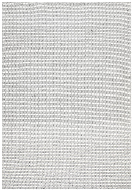 Studio Oskar Felted Wool Striped Rug Grey White