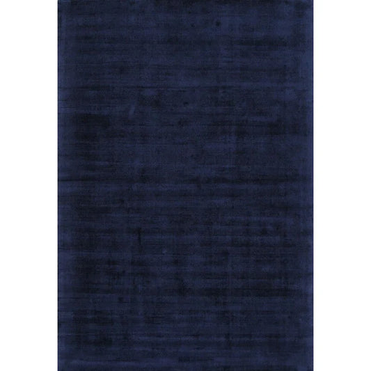 Marsala Hand Woven Ink Navy Floor Rug - Luxurious Rugs