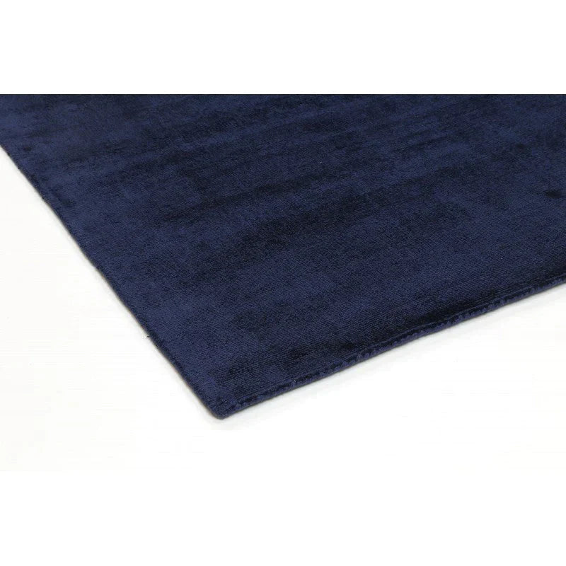 Marsala Hand Woven Ink Navy Floor Rug - Luxurious Rugs