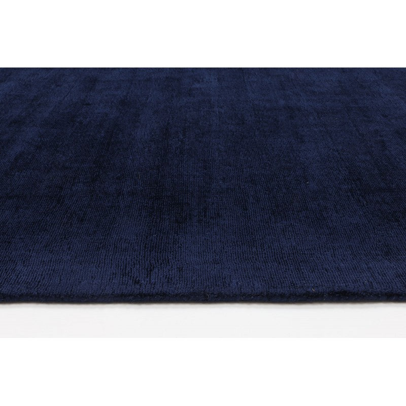 Marsala Hand Woven Ink Navy Floor Rug - Luxurious Rugs