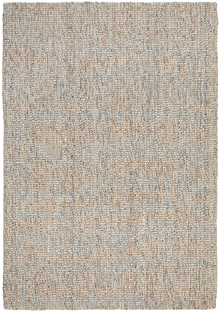 Arabella Grey  70% Wool 30% Jute Floor Rug