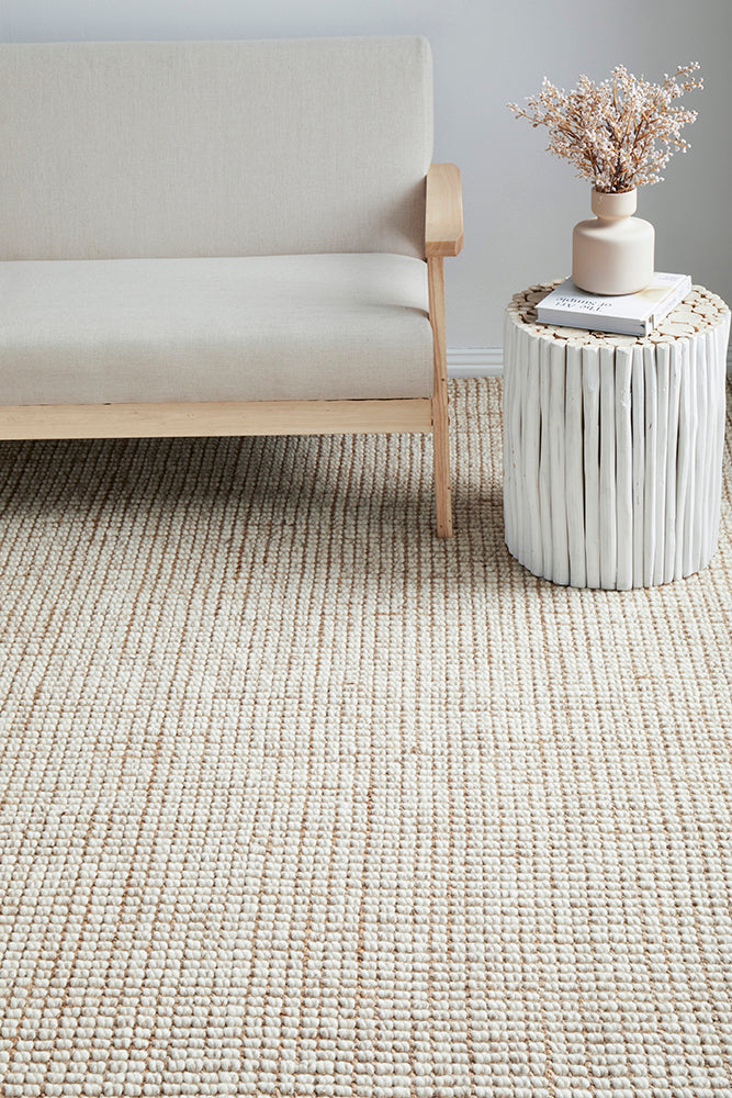 Arabella Natural  70% Wool 30% Jute Floor Rug