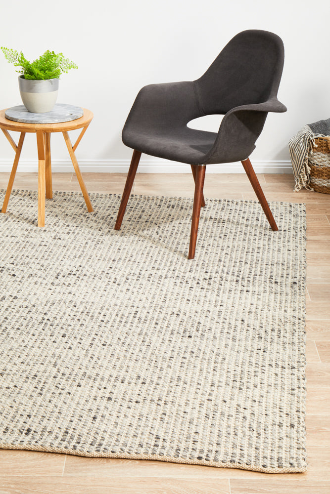 Skandi 300 Grey WOOL RUG