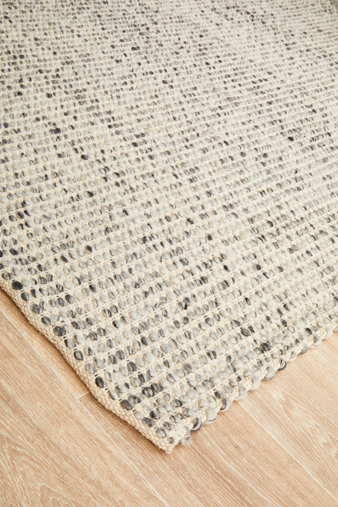 Skandi 300 Grey WOOL RUG