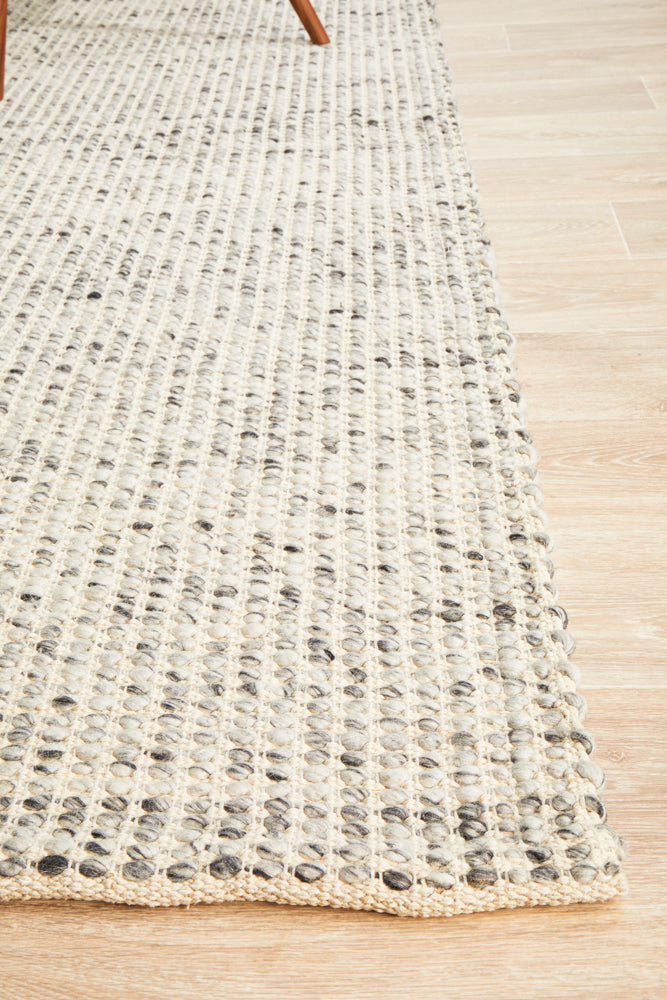 Skandi 300 Grey WOOL RUG